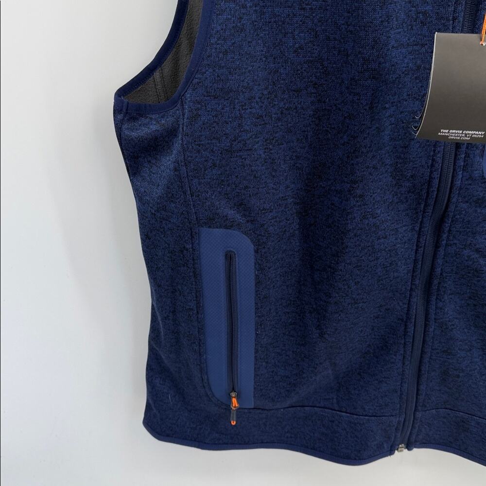 Orvis Outdoor Performance knit full zip mock neck cold weather vest sz XXL NEW - Picture 3 of 7